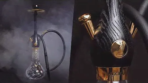24K Gold-plated WOOKAH Olives Nox Set