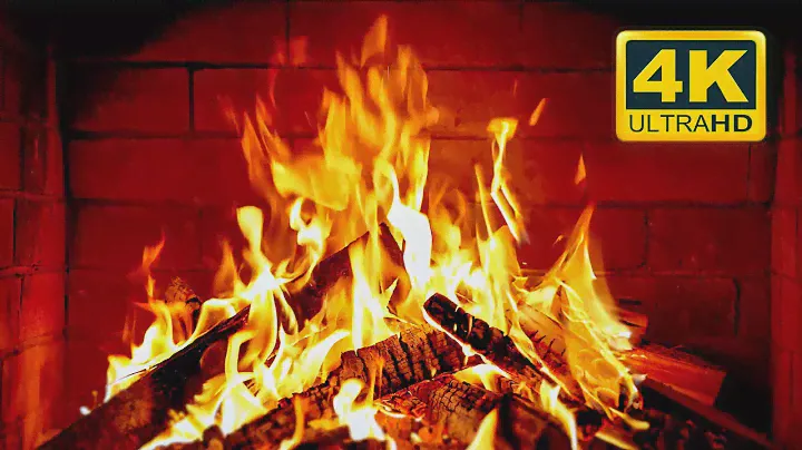 🔥 Cozy Fireplace 4K (12 HOURS). Fireplace with Crackling Fire Sounds. Crackling Fireplace 4K