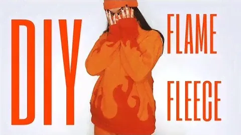 Flame Fleece from scratch DIY