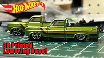 I made a 3D printed frame for the 83 Silverado! | Hot Wheels