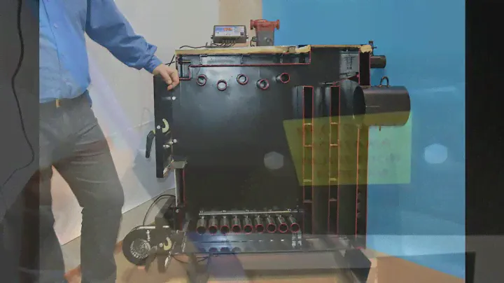Котел длительного горения Tehni-x 30 ДГ Professional в разрезе - ТЕХНОЛОГИЯ.COM.UA
