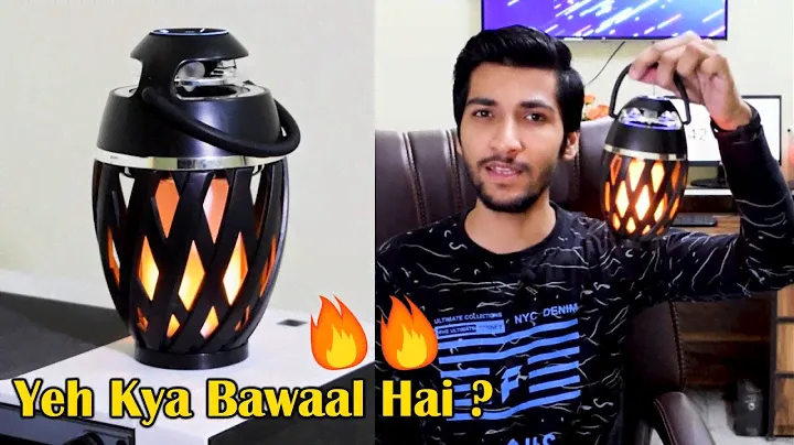 Flame Speaker Lamp | Bluetooth Speaker + Night Lamp Combo 🔥🔥 Amazing Gadgets