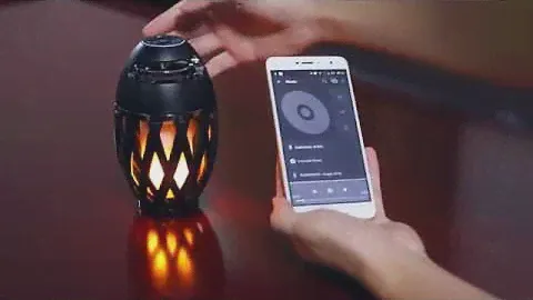 Обзор портативной колонки с эффектом огня Flame Speaker