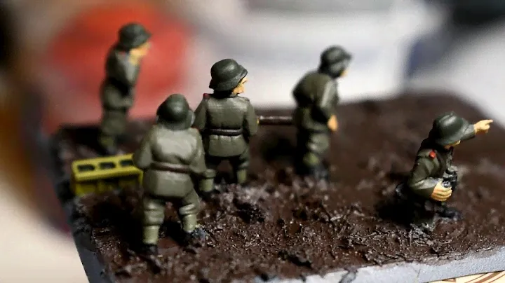 German 10.5cm Howitzer Painting Tutorial Flames of war