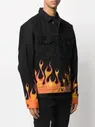 Palm Angels джинсовая куртка Flames PMYE006R205620177688 (lpn5959958)