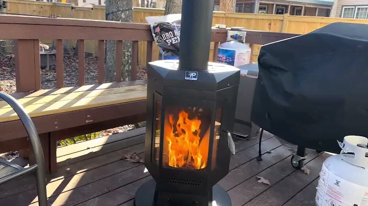 New Product! Costco FLAMEPRO wood pellet patio heater initial impressions