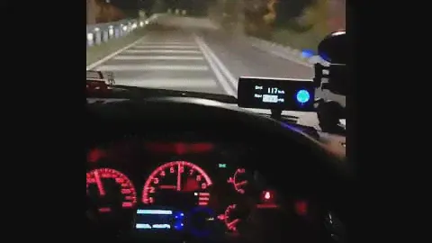 Evo 9 boosting on fire