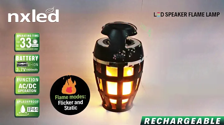 Unboxing Nxled LED Speaker Flame Lamp