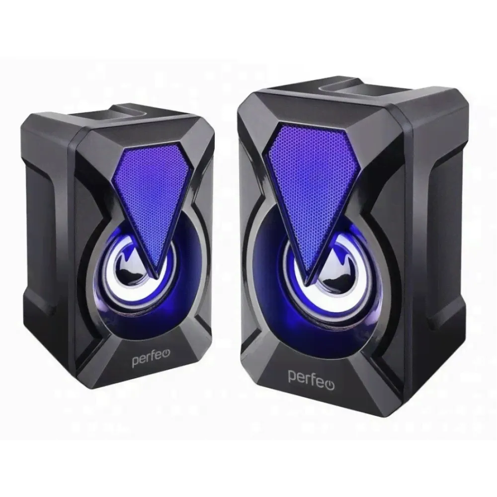 Колонки Perfeo FLAMES 6 Вт, USB, LED