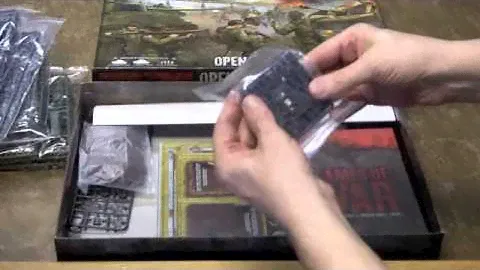 Unboxing Flames of War Open Fire! (Battlefront)