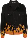 Palm Angels джинсовая куртка Flames PMYE006R205620177688 (lpn5959958)