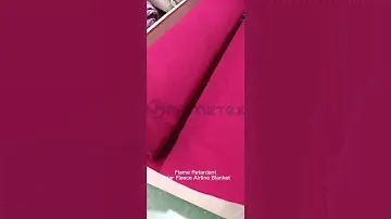 Flame Retardant Polar Fleece Airline Blanket